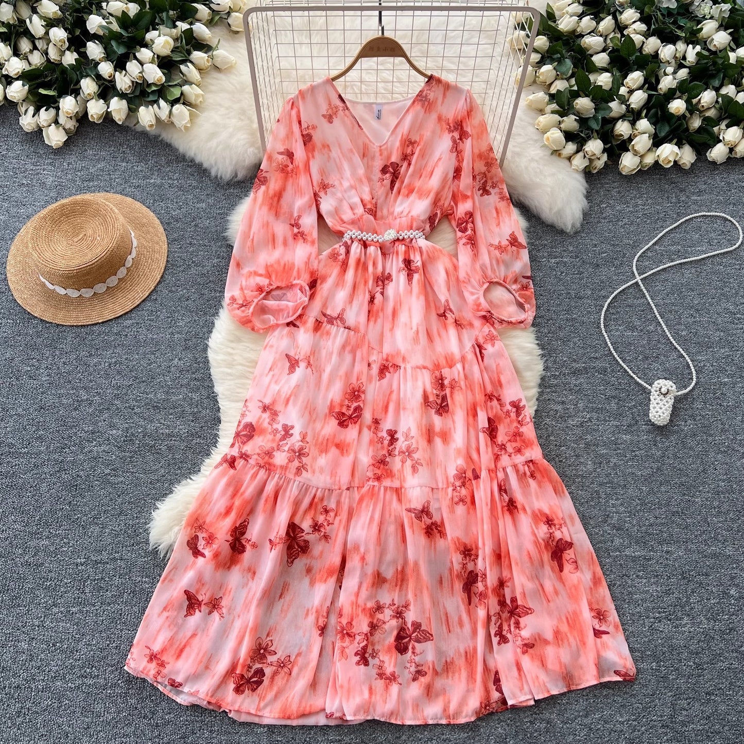 Robe moulante de style français pour femmes, de haute qualité
