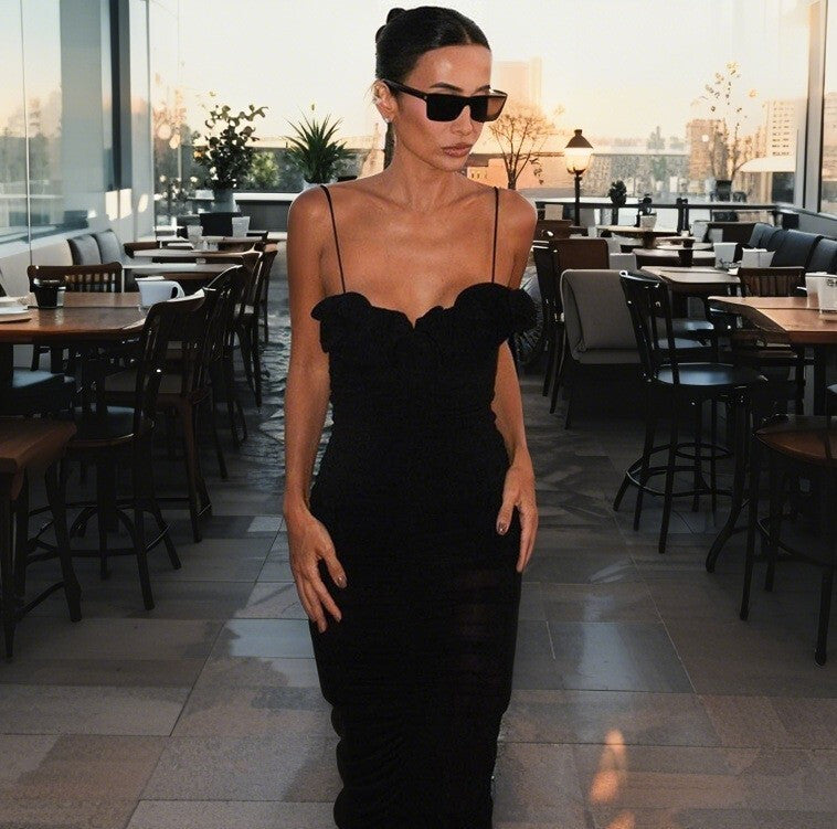 Robe Plissée Bustier Chic
