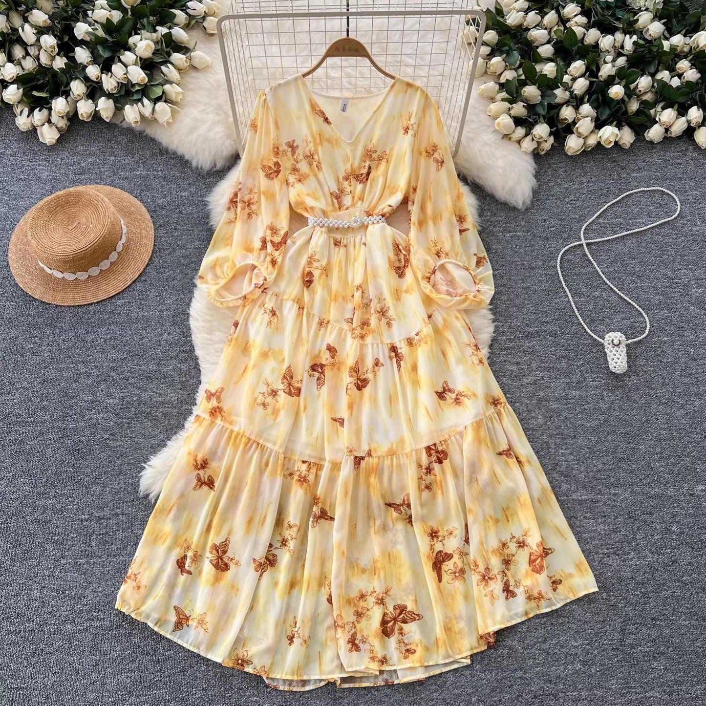 Robe moulante de style français pour femmes, de haute qualité