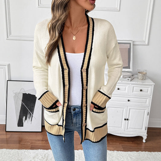 Cardigan Chic Boutonné Femme