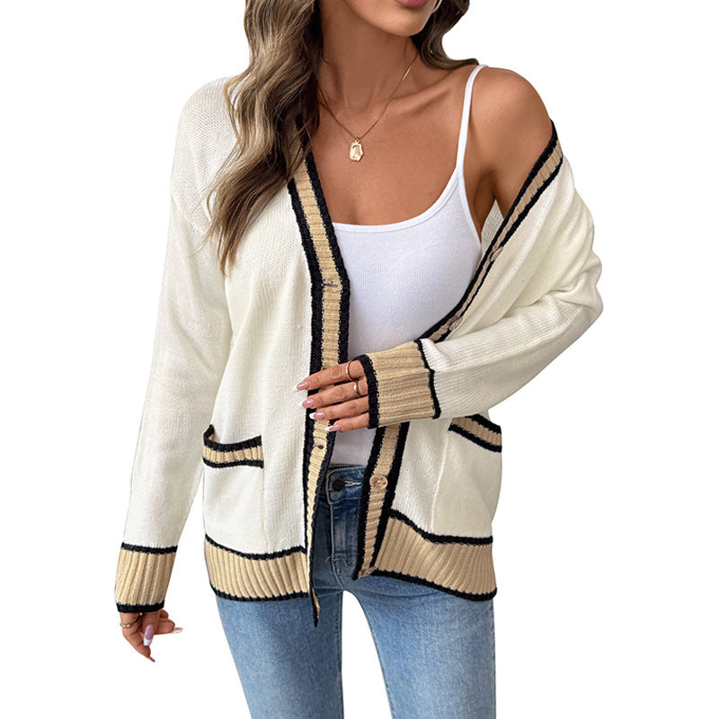 Cardigan Chic Boutonné Femme