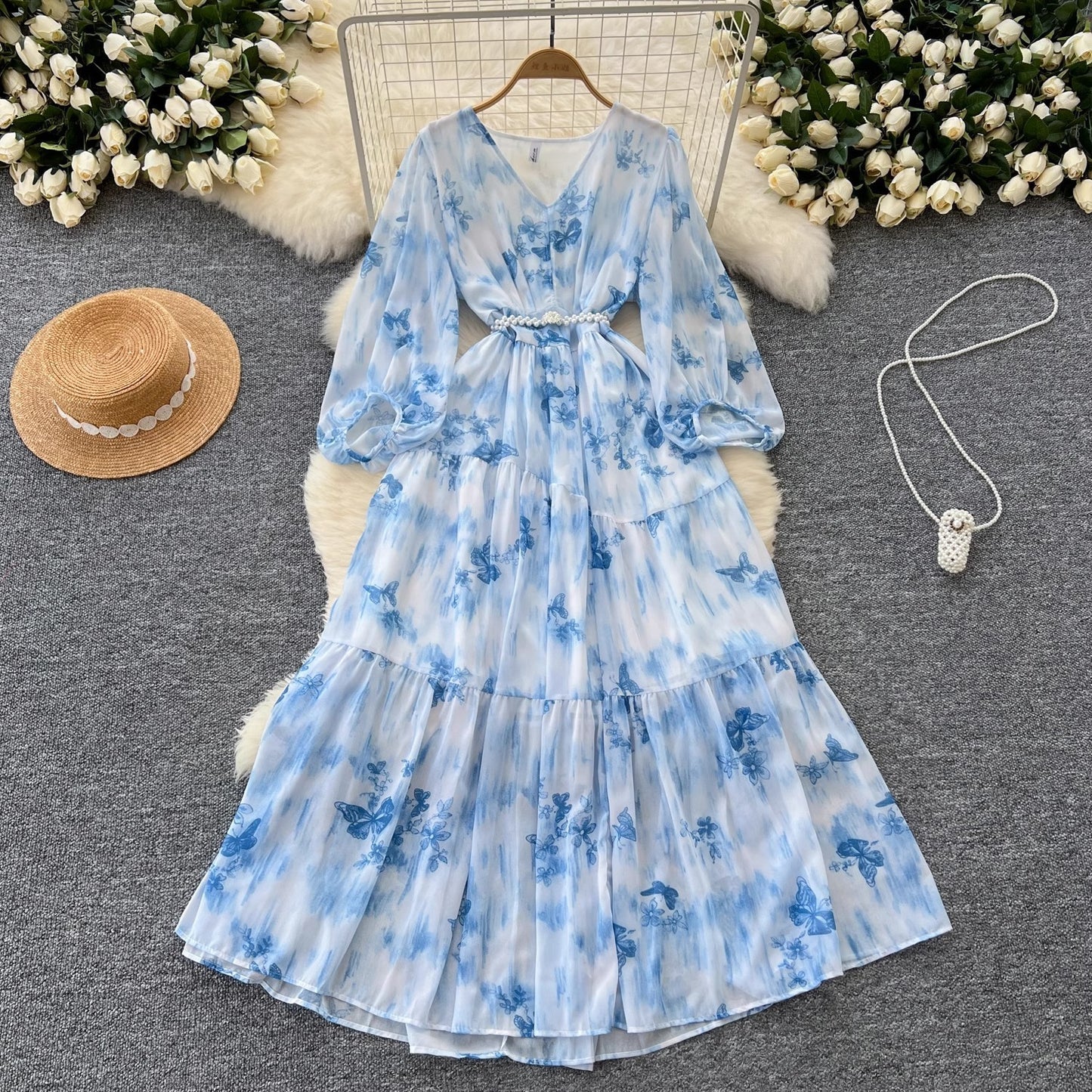 Robe moulante de style français pour femmes, de haute qualité