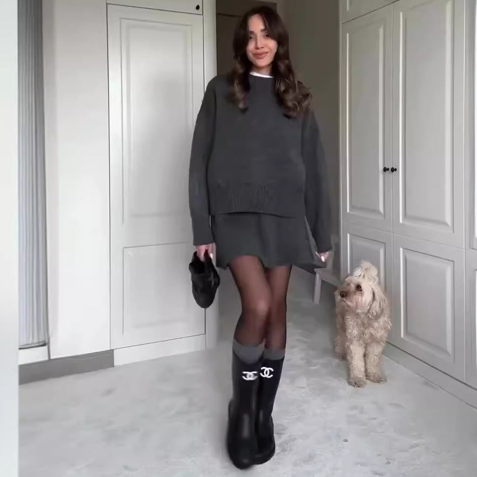 Pull Jupe Élégante Moderne