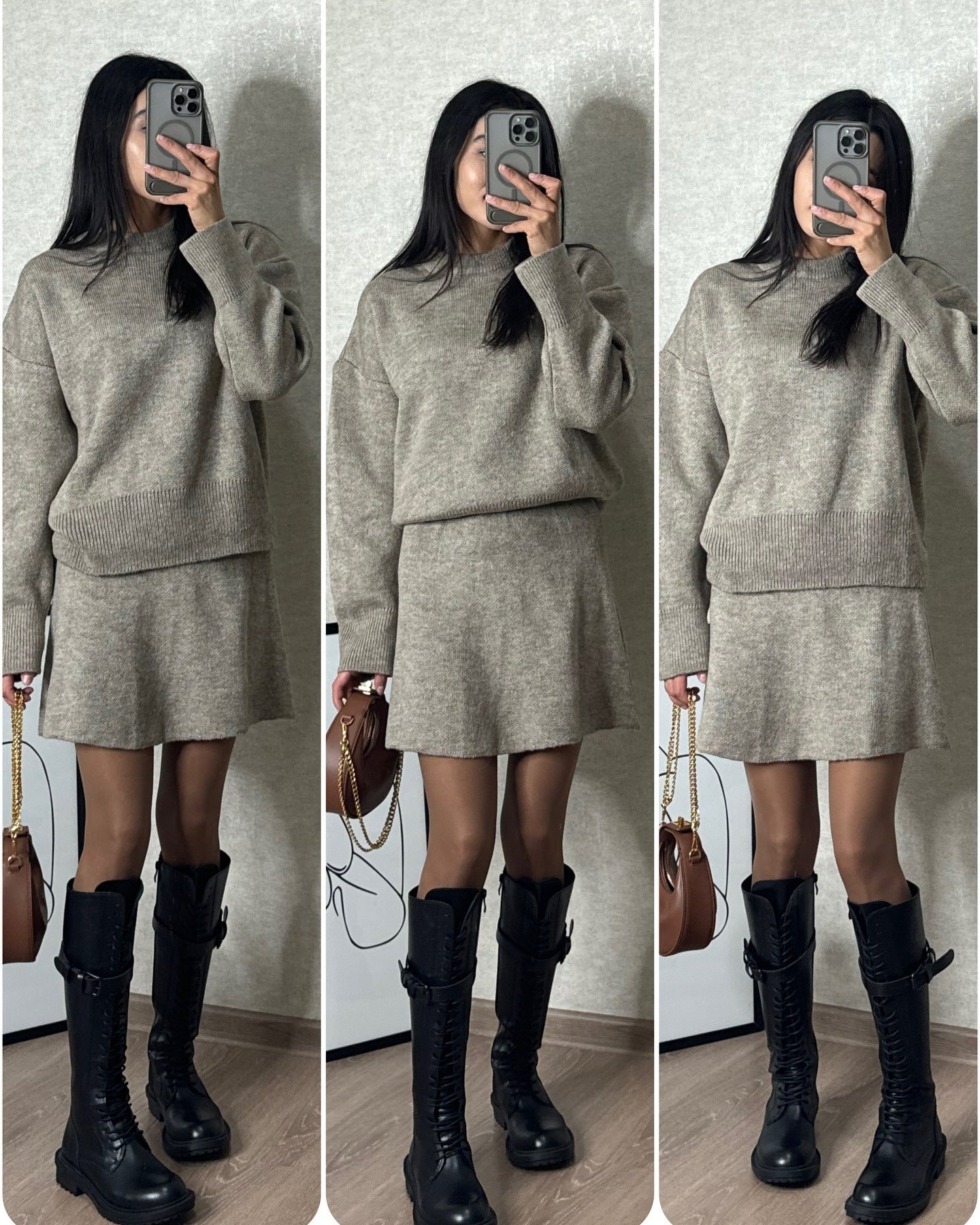 Pull Jupe Élégante Moderne