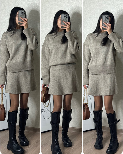 Pull Jupe Élégante Moderne