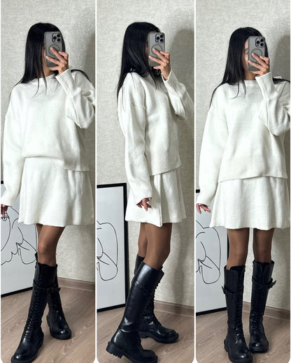 Pull Jupe Élégante Moderne