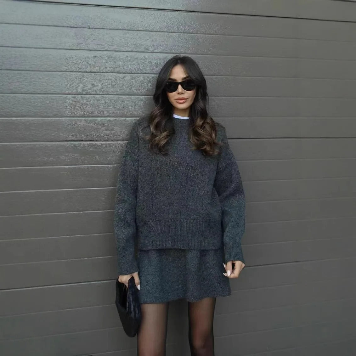 Pull Jupe Élégante Moderne