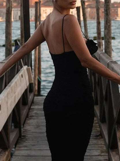 Robe Plissée Bustier Chic